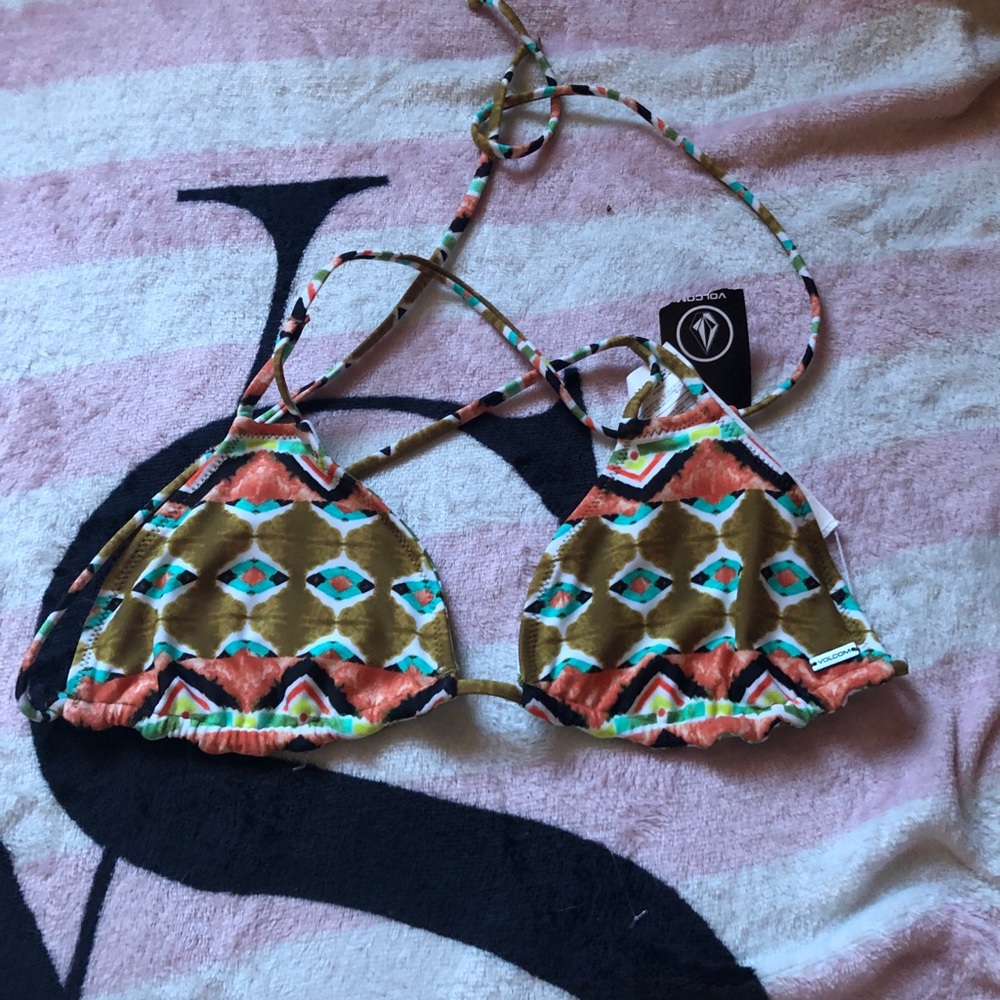 Volcom reversible swim top